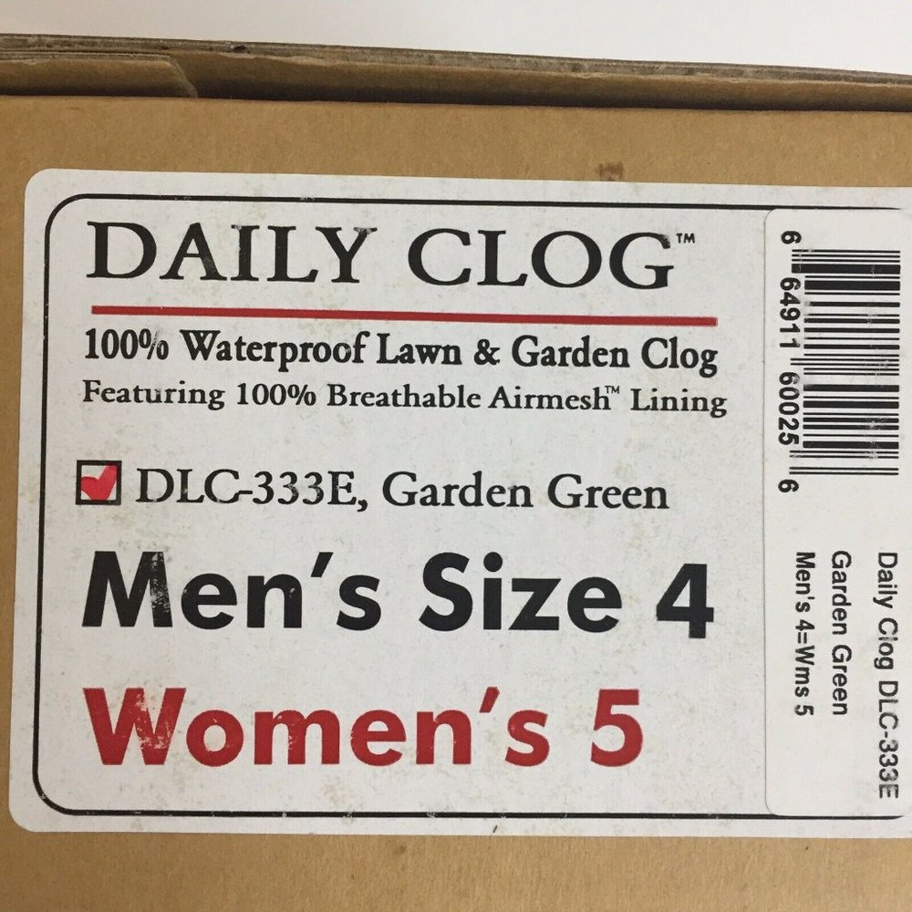 Muck Boot® Clogs Daily Lawn & Garden Clogs DLC-333E Garden Green Women's 5 - Picture 9 of 9